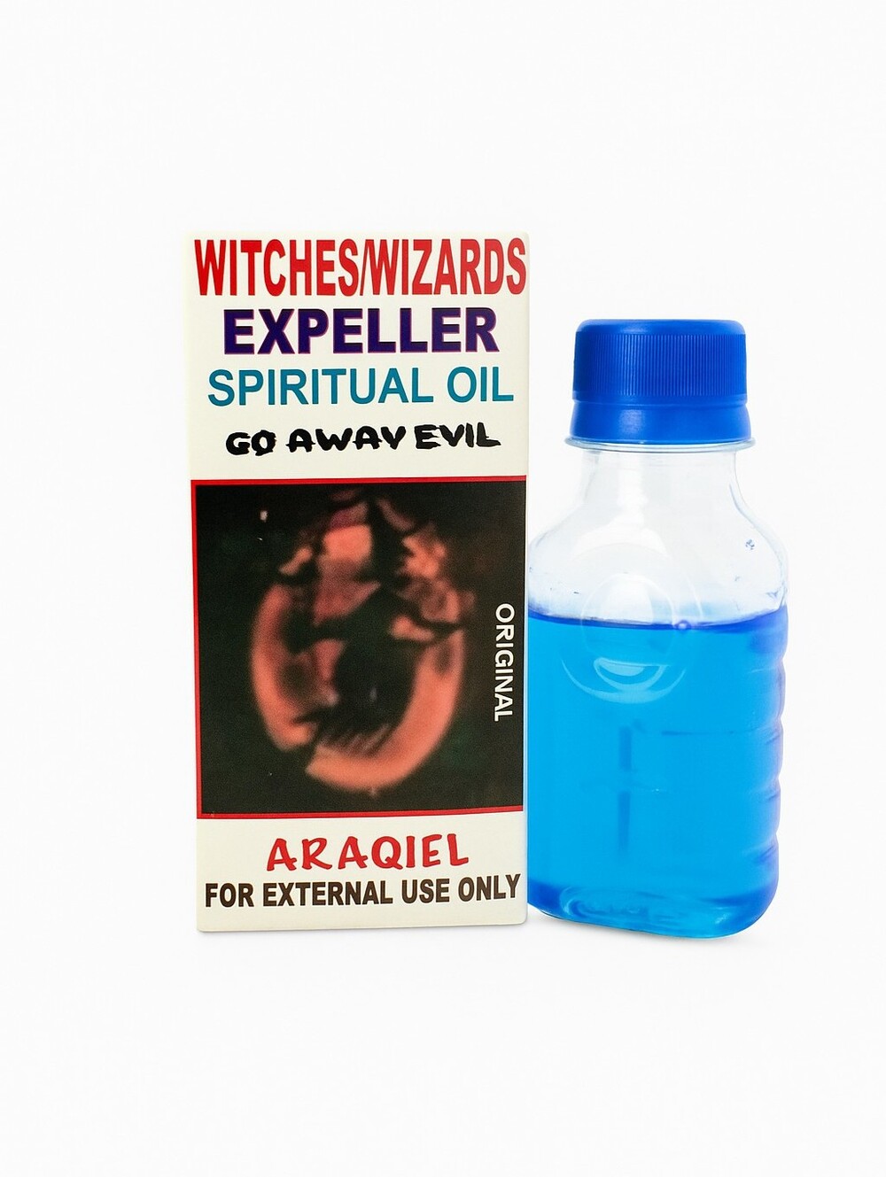 WITCHES/WIZARD EXPELLER SPIRITUAL OIL (GO AWAY EVIL)